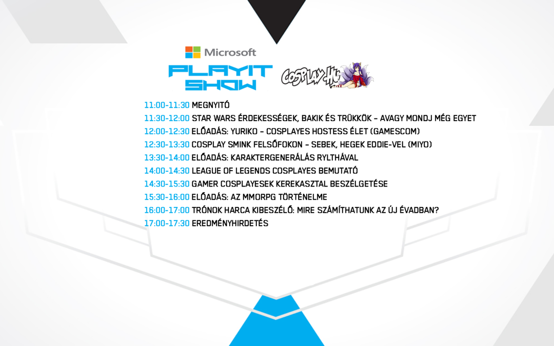 TAVASZI PLAYIT 2016 (BUDAPEST) – Cosplay Village felvételek