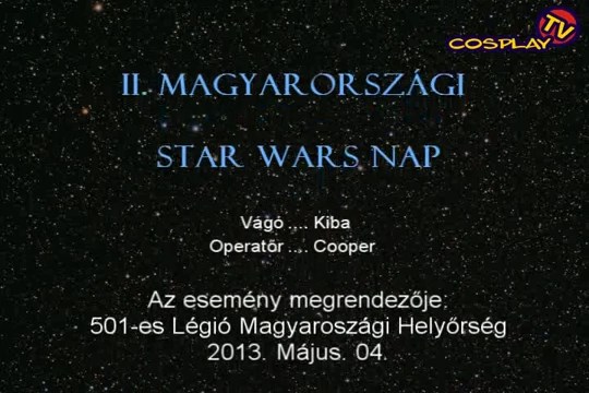 CosplayTV – STAR WARS Nap 2013