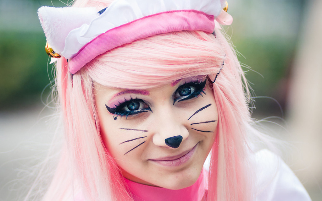 Photoshoot: Pink Neko Maid (Original – O-chan)