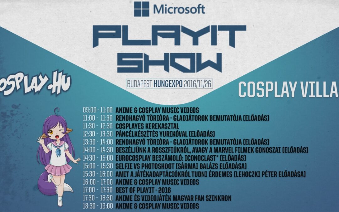 Cosplay Village az Őszi PlayIT Show-n