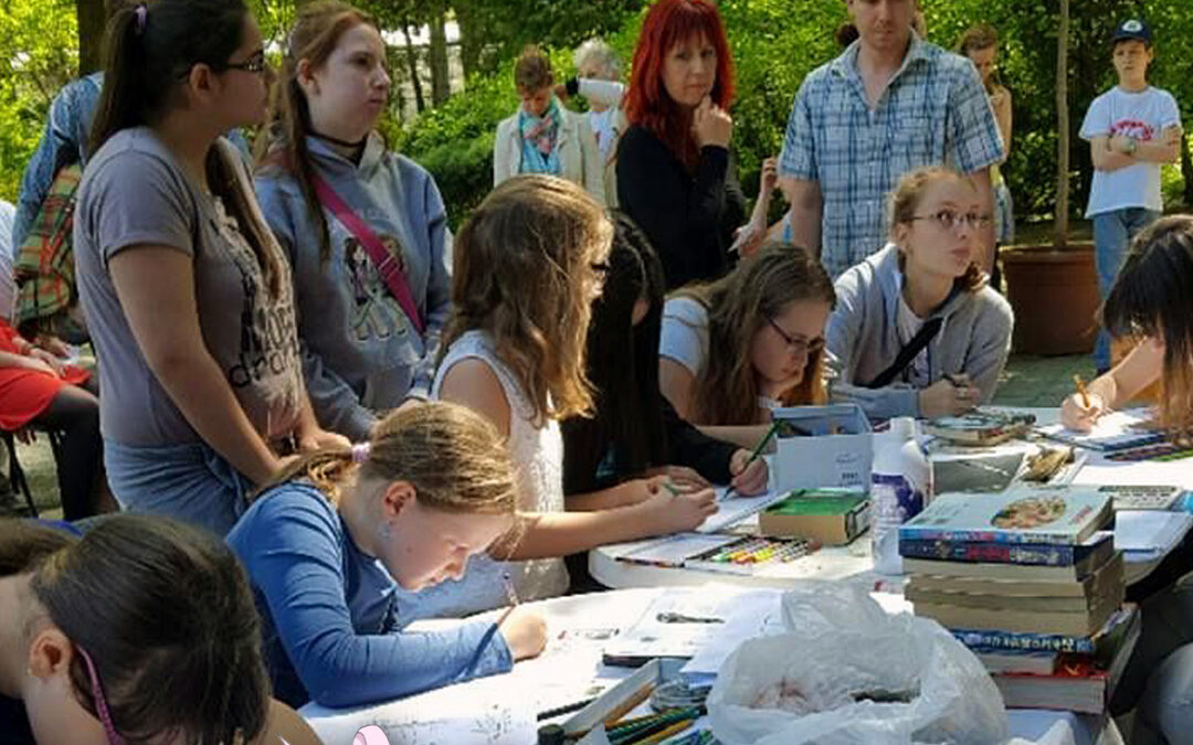 Rajzoljatok, színezzetek a Magyar Anime Társasággal a Cosplay Farsangon!