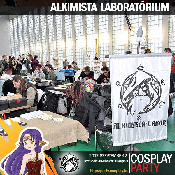 Az Alkimista Laboratórium is ott lesz a Cosplay Partyn