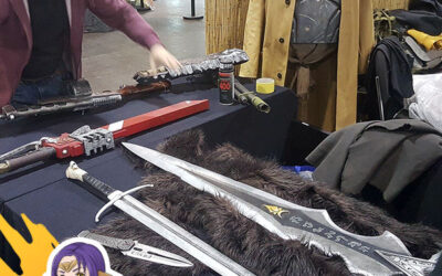 Fegyversimogató a Tulok Arms fegyvereivel az őszi Cosplay Partyn