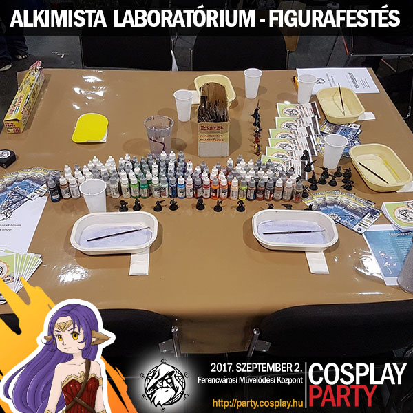 Figurafestés az őszi Cosplay Partyn