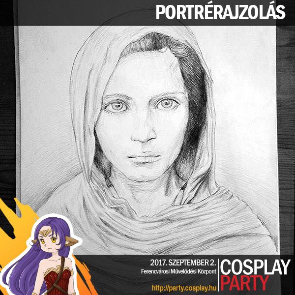 Portrérajzolás az őszi Cosplay Partyn