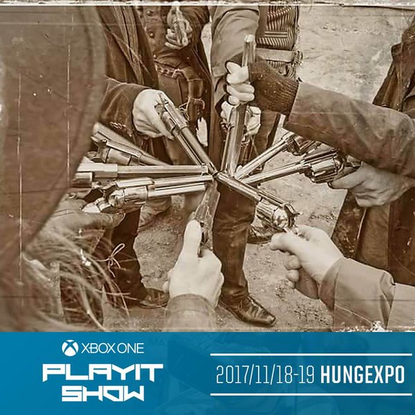 Igazán vagány, vadnyugati fegyver replikák az Xbox One PlayIT Show Budapesten!