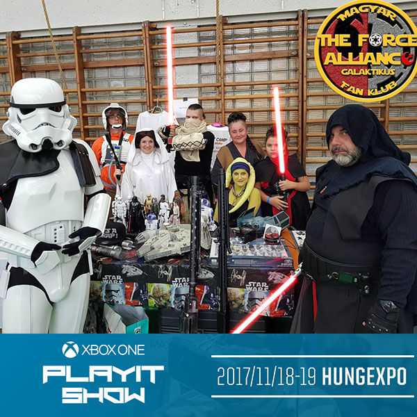 Ismerkdjetek meg a The Force Alliance-Magyar Galaktikus Fan Klubbal az őszi PlayIT-en a Cosplay Faluban