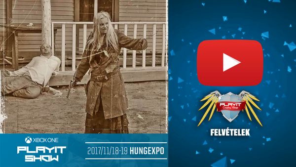 PLAYIT SHOW BUDAPEST 2017-NOV – Cosplay Village (1. nap) – 03 – Aljas Daisy billincsben! – western előadás