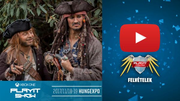 PLAYIT SHOW BUDAPEST 2017-NOV – Cosplay Village (1. nap) – 04 – A Karib-tenger kalózai – A cosplayerek nem mesélnek