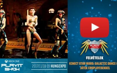 PLAYIT SHOW BUDAPEST 2017-NOV – Kinect Star Wars: Galactic Dance Off (cosplayesekkel)