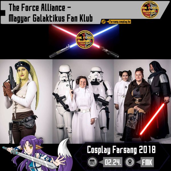 The Force Alliance – Magyar Galaktikus Fan Klub a 2018-as Cosplay Farsangon