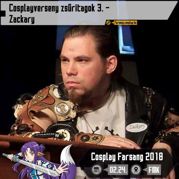 Cosplayverseny zsűritagok 3. – Zackary