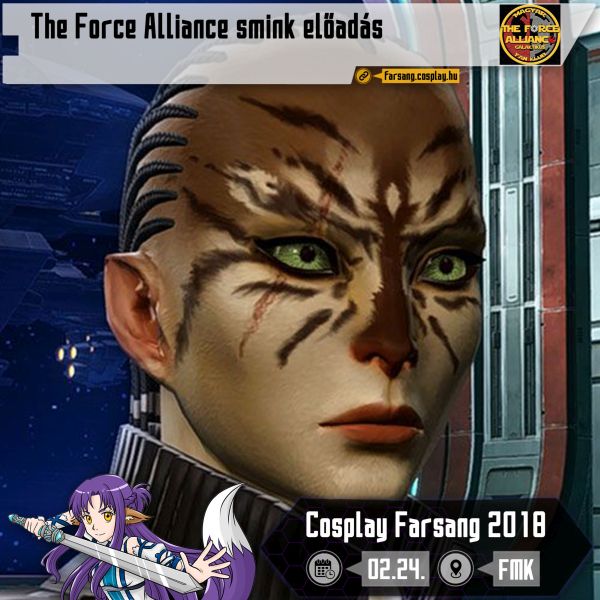 A The Force Alliance smink előadása a 2018-as Cosplay Farsangon!