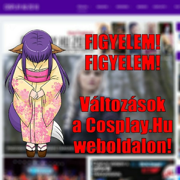 FIGYELEM! FIGYELEM! VÁLTOZÁSOK A WEBOLDALUNKON!