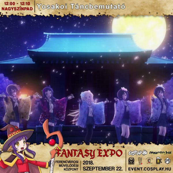 Yosakoi Táncbemutató a Fantasy EXPO-n!
