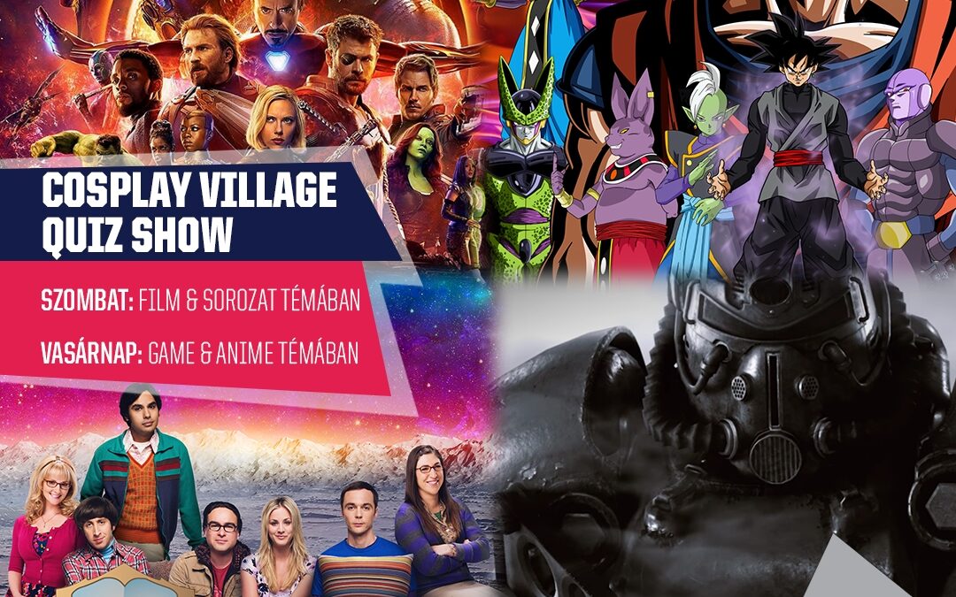 PlayIT Show Budapest – Cosplay Village: Quiz Show mindkét napon, különböző témájú kérdésekkel!