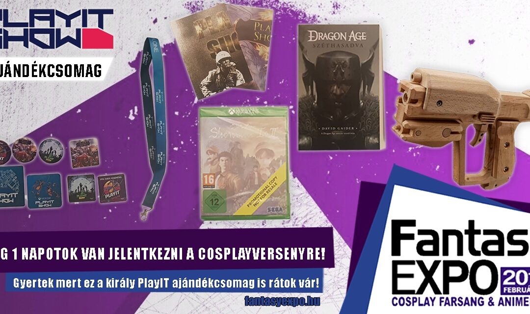 MÉG 1 NAPOTOK VAN JELENTKEZNI A COSPLAYVERSENYRE!