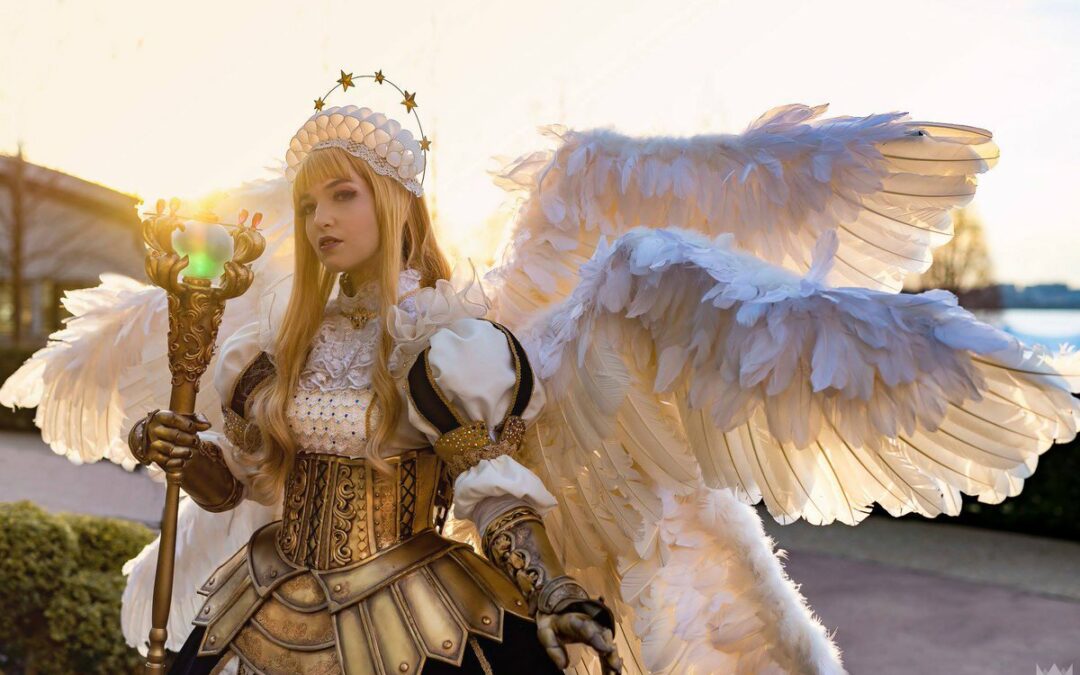 Szárnyas cosplayek, tollas kiegészítők, opciók és összeszerelés