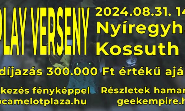 Cosplayverseny Nyíregyházán, a VIDOR fesztiválon