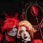 Photoshoot: Sweetmaniacgirl és Hami Cosplay (Hazbin Hotel – Charlie Morningstar és Alastor)