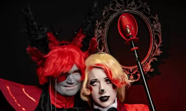 Photoshoot: Sweetmaniacgirl és Hami Cosplay (Hazbin Hotel – Charlie Morningstar és Alastor)